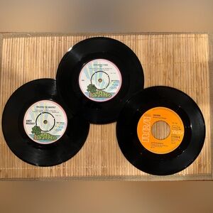 3 45rpm records